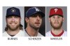 FILE - Milwaukee’s Corbin Burnes, who had a major breakout campaign in 2021, is among the finalists for baseball's NL Cy Young Award along with LA’s Max Scherzer and Zack Wheeler of the Phillies. (AP Photo/File)