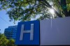 The entrance sign to the Mount Sinai Hospital in Toronto is seen on Tuesday, Oct. 19, 2021. The Canadian Medical Association say it will cost $1.3 billion to clear the backlogs for eight key procedures that were put on hold during the COVID-19 pandemic. THE CANADIAN PRESS/Evan Buhler