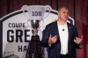 CFL commissioner Randy Ambrosie delivers his state of the league media address at the Hamilton Convention Centre during the CFL's Grey Cup week in Hamilton, Ontario on Friday, December 10, 2021. The Hamilton Tiger-Cats will play the Winnipeg Blue Bombers in the 108th Grey Cup on Sunday. THE CANADIAN PRESS/Nick Iwanyshyn