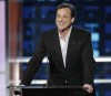 FILE - In this Aug. 3, 2008, file photo, actor and roastee Bob Saget speaks at the 