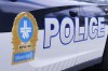 The Montreal police logo is seen on a police car in Montreal on July 8, 2020. Montreal police say a man experiencing homelessness died after spending the night outside in extreme weather conditions. THE CANADIAN PRESS/Paul Chiasson