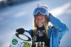 FILE - Jamie Anderson stands at the bottom of the big air course after winning her second gold medal during the Winter X Games on Sunday, Jan. 31, 2021, in Aspen, Colo. Even in a sport filled with nonconformists, Anderson stands out. The 31-year-old from South Lake Tahoe, California, is one of the most thoughtful people in her business. (Kelsey Brunner/The Aspen Times via AP, File)