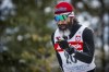 Canadian cross-country ski team member Brian McKeever skis up a hill during early season training in Canmore, Alta., Monday, Oct. 19, 2020. THE CANADIAN PRESS/Jeff McIntosh