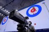 A camera operator works, during the mixed doubles semi-finals, at the 2022 Winter Olympics, Monday, Feb. 7, 2022, in Beijing. The Olympic Games face some hurdles with new streaming platforms available in the last few years, there is a lot more competition for eyeballs. THE CANADIAN PRESS/AP-Nariman El-Mofty