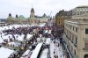 Truck drivers and others protest COVID-19 pandemic restrictions in Ottawa on Saturday, Feb. 12, 2022. Donor information from an alleged hack on a major 'Freedom Convoy' fundraising platform suggests significant Canadian involvement despite much publicized involvement from the United States. THE CANADIAN PRESS/AP -Ted Shaffrey