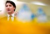 Canadian Prime Minister Justin Trudeau meets with people from the Ukrainian community as Russia has launched a devastating attack and war on Ukraine in Toronto on Friday, March 4, 2022. Trudeau is set to depart for Europe today to meet with allies about Russia’s invasion of Ukraine. THE CANADIAN PRESS/Nathan Denette