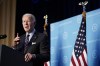 President Joe Biden speaks at the Democratic National Committee's winter meeting, Thursday, March 10, 2022, in Washington. (AP Photo/Patrick Semansky)