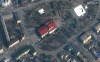 This satellite image provided by Maxar Technologies shows the Mariupol Drama Theater in Mariupol, Ukraine on Monday, March 14, 2022. Ukrainian officials say Russian forces destroyed the theater in the city of Mariupol where hundreds of people were sheltering. There was no immediate word on deaths or injuries in what the Mariupol city council said was an airstrike on the theater Wednesday. The Maxar satellite imagery firm said images from Monday showed the word “children” had been written in large white letters in Russian in front of and behind the building. (Maxar Technologies via AP)