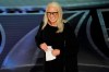 Jane Campion accepts the award for best director for 