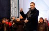 FILE - Opposition leader Alexei Navalny speaks during a rally to protest against alleged vote rigging in Russia's parliamentary elections in Moscow, Russia, on Dec. 24, 2011. A documentary film, 