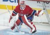 Montreal Canadiens goaltender Carey Price warms up prior to an NHL hockey game against the New York Islanders in Montreal, Friday, April 15, 2022. Montreal Canadiens goaltender Carey Price and outgoing NHL star Ryan Getzlaf of the Anaheim Ducks are among the nominees for the 2022 Bill Masterton Trophy. THE CANADIAN PRESS/Graham Hughes