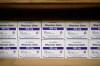 Boxes of the drug mifepristone line a shelf at the West Alabama Women's Center in Tuscaloosa, Ala., on Wednesday, March 16, 2022. The drug is one of two used together in 