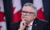 Ralph Goodale speaks during a press conference at the National Press Theatre in Ottawa on Tuesday, Aug 6, 2019. Canada's High Commissioner to the U.K., is accusing Vladimir Putin of depravity for denying hungry people in Africa and other developing nations access to grain from Ukraine.THE CANADIAN PRESS/Sean Kilpatrick