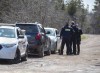 RCMP officers maintain a checkpoint on a road in Portapique, N.S. on April 22, 2020. The inquiry into the 2020 mass shooting in Nova Scotia is expected to hear today from a retired senior Mountie who has been granted special accommodations to ensure he is not re-traumatized by having to relive that tragic, 13-hour event. THE CANADIAN PRESS/Andrew Vaughan