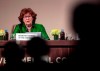 Louise Arbour speaks during a press briefing after the closing session of UN Migration Conference in Marrakech, Morocco, Tuesday, Dec. 11, 2018. THE CANADIAN PRESS/AP/Mosa'ab Elshamy