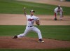 JESSICA LEE/WINNIPEG FREE PRESS
Pitcher Zac Ryan on Monday at Shaw Park, where the Winnipeg Goldeyes closed out their 2021 season with a 9-3 loss to the Fargo-Moorhead RedHawks. (Jessica Lee / Winnipeg Free Press)