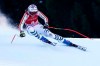 Germany's Viktoria Rebensburg competes during an alpine ski, women's World Cup downhill, in Garmish Partenkirchen, Germany, Saturday, Feb. 8, 2020. (AP Photo/Gianni Auletta)