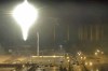 This image made from a video released by Zaporizhzhia nuclear power plant shows bright flaring object landing in grounds of the nuclear plant in Enerhodar, Ukraine Friday, March 4, 2022. Russian forces shelled Europe’s largest nuclear plant early Friday, sparking a fire as they pressed their attack on a crucial energy-producing Ukrainian city and gained ground in their bid to cut off the country from the sea. (Zaporizhzhia nuclear power plant via AP)