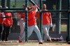 Los Angeles Angels' Anthony Rendon hits during spring training baseball practice, Monday, Feb. 17, 2020, in Tempe, Ariz. (AP Photo/Darron Cummings)