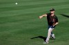 San Francisco Giants' Tyler Beede throws during spring training baseball practice, Friday, Feb. 14, 2020, in Scottsdale, Ariz. (AP Photo/Darron Cummings)