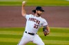 Arizona Diamondbacks starting pitcher Zac Gallen (23) throws against the Oakland Athletics during the first inning of a baseball game Monday, Aug. 17, 2020, in Phoenix. (AP Photo/Matt York)