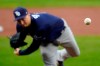 Tampa Bay Rays starting pitcher Blake Snell throws a pitch to the Baltimore Orioles during the first inning of a baseball game, Thursday, Sept. 17, 2020, in Baltimore. (AP Photo/Julio Cortez)