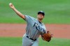 Tampa Bay Rays relief pitcher Yonny Chirinos throws a pitch to the Baltimore Orioles during the first inning of a baseball game, Sun, Aug. 2, 2020, in Baltimore. (AP Photo/Julio Cortez)