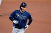 Tampa Bay Rays' Yoshitomo Tsutsugo, of Japan, rounds the bases on his home run during the third inning of a baseball game against the Baltimore Orioles, Saturday, Sept. 19, 2020, in Baltimore. (AP Photo/Nick Wass)