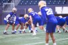 MIKAELA MACKENZIE / WINNIPEG FREE PRESS
Winnipeg Blue Bombers players take part in training camp at IG Field in Winnipeg on Tuesday.