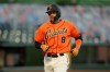 San Francisco Giants' Hunter Pence runs the bases after hitting a three run home run off Oakland Athletics' Jesus Luzardo in the third inning of a baseball game Friday, Aug. 14, 2020, in San Francisco. (AP Photo/Ben Margot)
