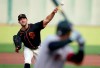 San Francisco Giants starting pitcher Tyler Anderson throws to an Arizona Diamondbacks batter during the first inning of a baseball game in San Francisco, Saturday, Aug. 22, 2020. (AP Photo/Tony Avelar)
