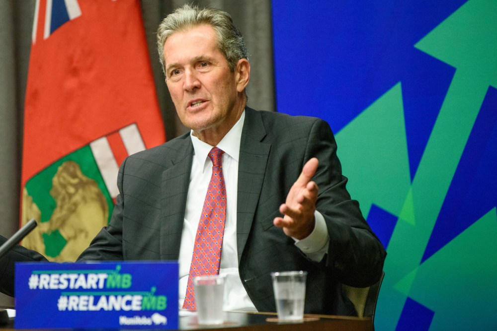 JESSE BOILY  / WINNIPEG FREE PRESS
Premier Brian Pallister.