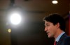 Canadian Prime Minister Justin Trudeau speaks during a media conference at the conclusion of a NATO leaders meeting at The Grove hotel and resort in Watford, Hertfordshire, England, Wednesday, Dec. 4, 2019. THE CANADIAN PRESS/AP-Frank Augstein