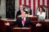 President Donald Trump delivers his State of the Union address to a joint session of Congress on Capitol Hill in Washington, as Vice President Mike Pence and Speaker of the House Nancy Pelosi, D-Calif., watch on Feb. 5, 2019. It was once among the most predictable spectacles on the American political calendar -- but with Donald Trump on the dais, there's as much suspense surrounding tonight's state of the union address as there is in the race to choose his Democratic challenger. THE CANADIAN PRESS/AP, Andrew Harnik