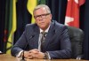 Saskatchewan Premier Brad Wall announces he is retiring from politics during a press conference at the Legislative Building in Regina on August 10, 2017. Wall says he's not interested in running for Conservative party leadership. THE CANADIAN PRESS/Mark Taylor