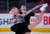 Canadian ice dancers Piper Gilles and Paul Poirier perform their routine during a practice in Montreal, on Monday, February 24, 2020. The International Skating Union sent out strict requirements for attending next week's world figure skating championships in Montreal amid the threat of the novel coronavirus.THE CANADIAN PRESS/Paul Chiasson