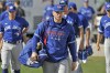 Toronto Blue Jays catcher Danny Jansen, centre, arrives with teammates at the team's spring training complex for full squad workouts in in Dunedin, Fla., on Tuesday, February 18, 2020. Jansen figures some stability in the Blue Jays' pitching staff will help make his job behind the plate a little easier this season. THE CANADIAN PRESS/Steve Nesius