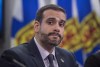 Nova Scotia Education Minister Zach Churchill speaks during a press conference in Halifax on Wednesday, January 24, 2018. Churchill says the government will move ahead with a recommendation to eliminate all of the province's seven English language regional school boards. THE CANADIAN PRESS/Darren Calabrese