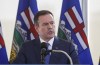 Alberta Premier Jason Kenney speaks during a press conference in Edmonton on February 24, 2020. Alberta now has 14 confirmed cases of novel coronavirus. THE CANADIAN PRESS/Jason Franson