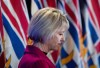 Provincial health officer Dr. Bonnie Henry listens during a news conference about the provincial response to the coronavirus, in Vancouver on Friday, March 6, 2020. Henry says the women's curling world championship in Prince George will go ahead as planned starting Saturday. THE CANADIAN PRESS/Darryl Dyck