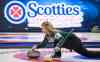 CP
Team Wild Card skip, Jennifer Jones warms up prior to draw 13 at the Scotties Tournament of Hearts in Moose Jaw, Sask., Wednesday, February 19, 2020. THE CANADIAN PRESS/Jonathan Hayward