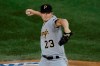 Pittsburgh Pirates starting pitcher Mitch Keller throws to a Chicago Cubs batter during the first inning of a baseball game in Chicago, Saturday, Aug. 1, 2020. (AP Photo/Nam Y. Huh)
