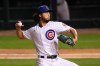 Chicago Cubs starting pitcher Yu Darvish delivers to a Cincinnati Reds batter during the third inning of a baseball game Wednesday, Sept. 9, 2020, in Chicago. (AP Photo/Kamil Krzaczynski)
