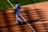 Chicago Cubs first baseman Anthony Rizzo (44) walks off the field during the eighth inning of a baseball game against the Milwaukee Brewers, Sunday, Aug. 16, 2020, in Chicago. (AP Photo/Matt Marton)