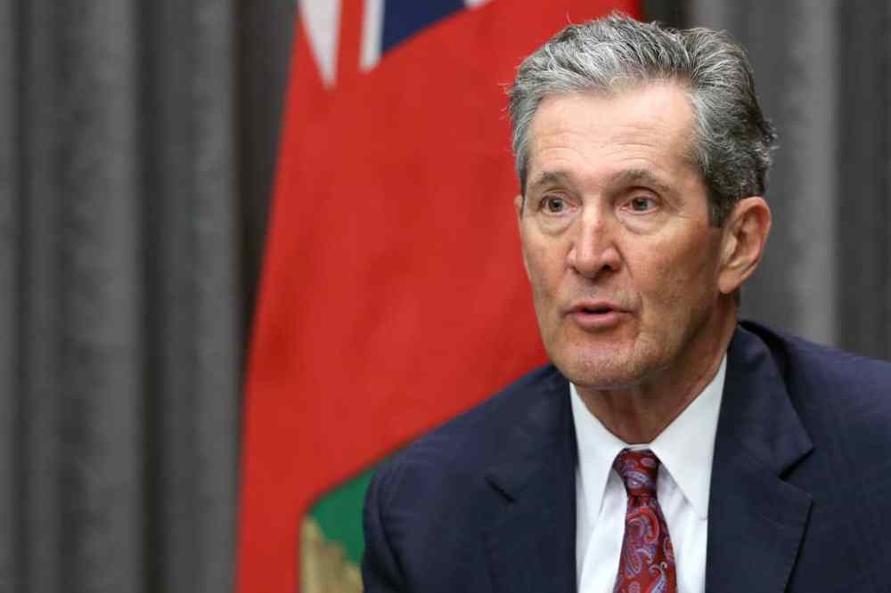 KEVIN KING / POOL
Premier Brian Pallister.