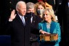 Joe Biden is sworn in as the 46th president of the United States by Chief Justice John Roberts as Jill Biden holds the Bible during the 59th Presidential Inauguration at the U.S. Capitol in Washington, Wednesday, Jan. 20, 2021. (AP Photo/Andrew Harnik)