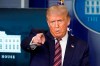 President Donald Trump calls for questions during a news conference in the James Brady Press Briefing Room at the White House, Wednesday, Aug. 12, 2020, in Washington. (AP Photo/Andrew Harnik)