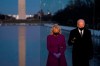 President-elect Joe Biden and his wife Jill Biden participate in a COVID-19 memorial event at the Lincoln Memorial Reflecting Pool, Tuesday, Jan. 19, 2021, in Washington. (AP Photo/Evan Vucci)