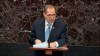 In this image from video, House impeachment manager Rep. Jerrold Nadler, D-N.Y., speaks during the impeachment trial against President Donald Trump in the Senate at the U.S. Capitol in Washington, Wednesday, Jan. 22, 2020. (Senate Television via AP)