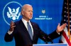 President-elect Joe Biden speaks during an event at The Queen theater in Wilmington, Del., Thursday, Jan. 7, 2021, to announce key nominees for the Justice Department. (AP Photo/Susan Walsh)